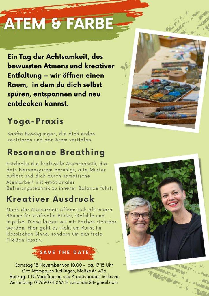 ATEM & FARBE 15. November in Tuttlingen
